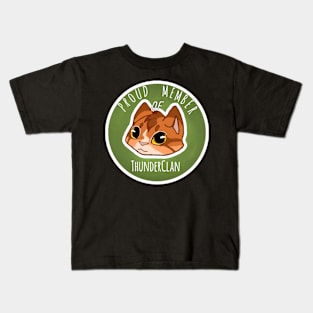 Proud Member Of ThunderClan Kids T-Shirt